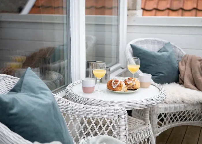 Apartment Cozy Penthouse Private Balcony Centre Stavanger